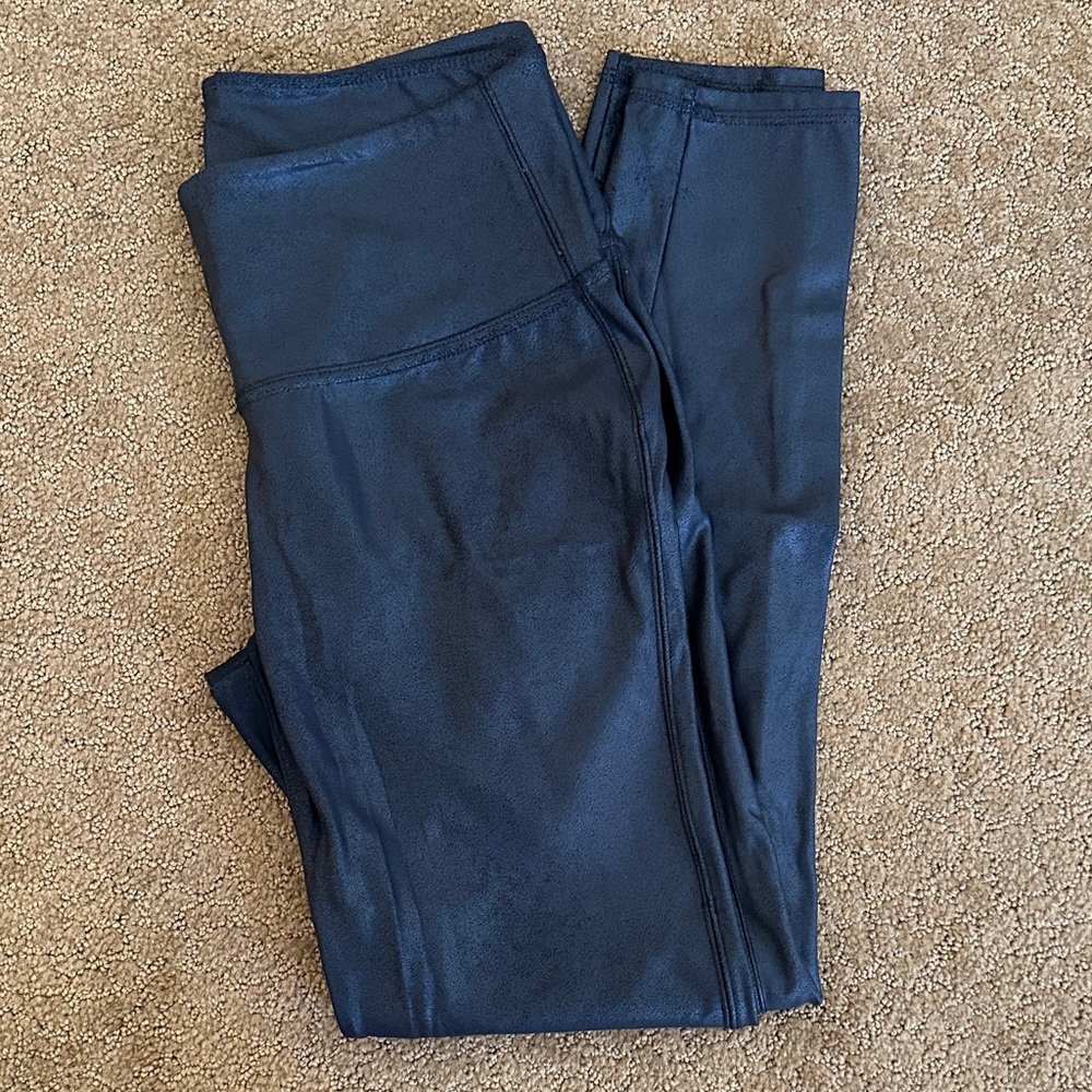 VIRAL Time & Tru Faux Leather Leggings
